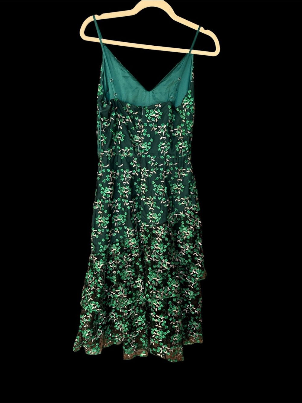 Cooper St Enchanted Garden Floral Spaghetti-Strap Midi Dress Size 4 - Picture 3 of 7